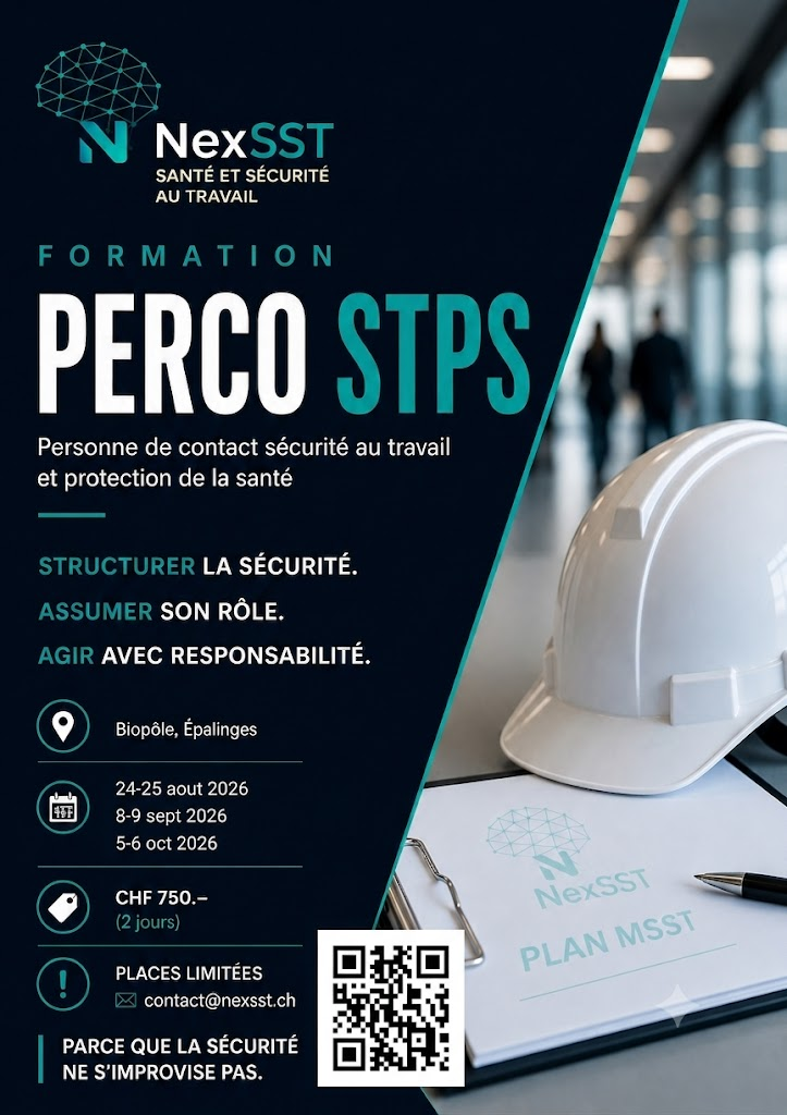 Formation PERCO STPS - Biop\u00f4le \u00c9palinges - CHF 750.- - Places limit\u00e9es